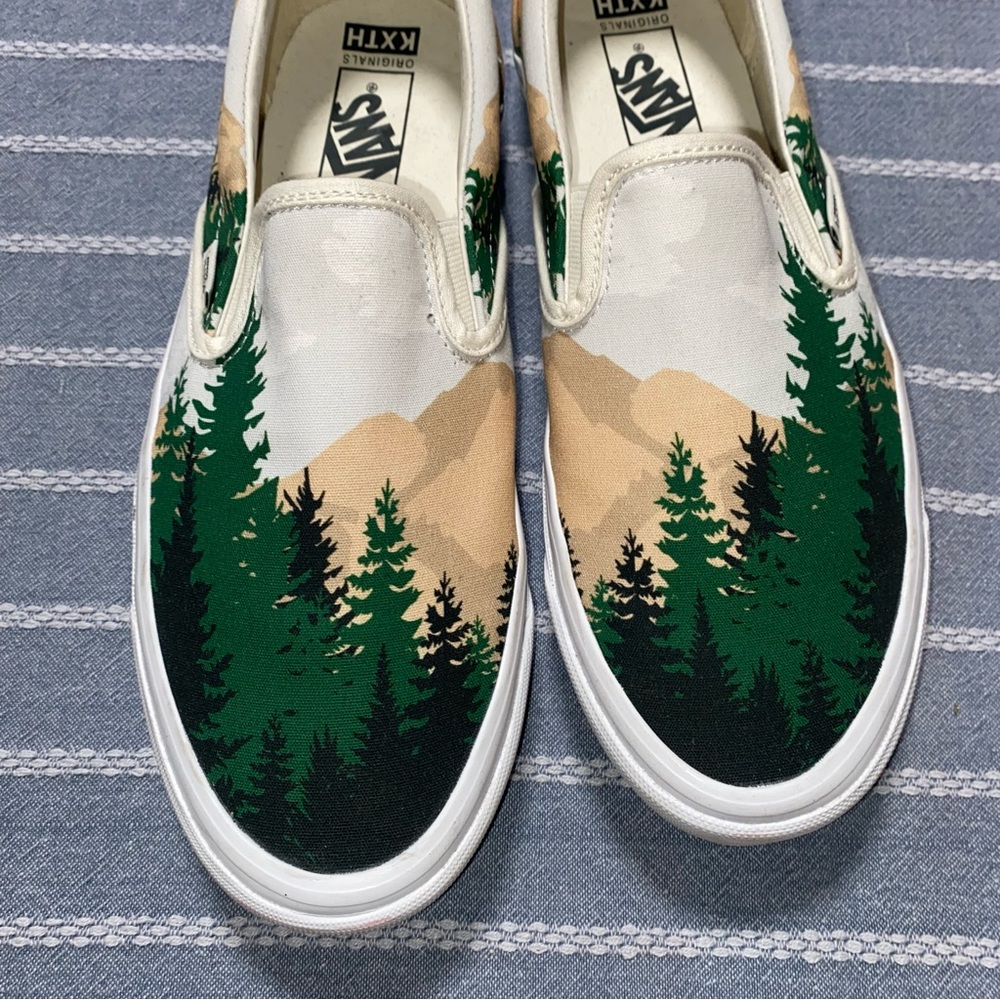Vans x Kith ‘Treescape’ Slip‎ On Shoes Unisex Mens 11.5